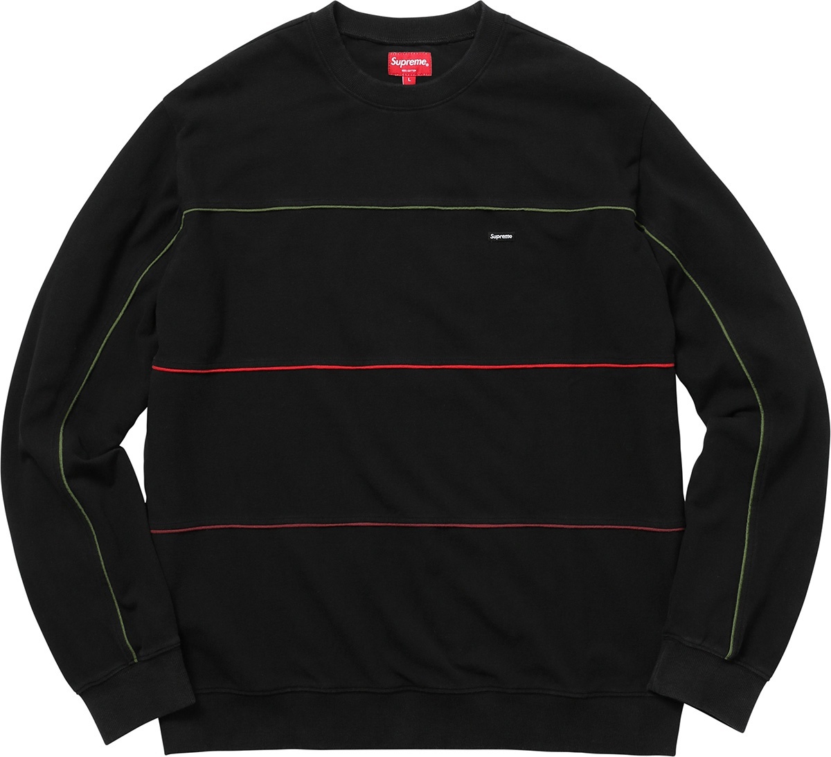 Multicolor Piping Pique Crewneck view 10